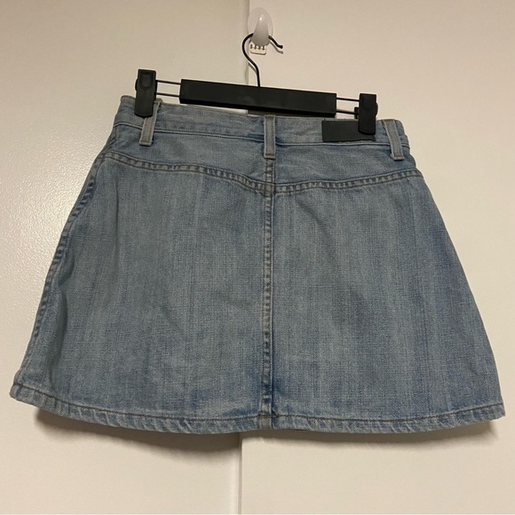 Carmar Skirt Mini Denim Cargo Pocket Helius Blue Size 27 - Picture 6 of 7